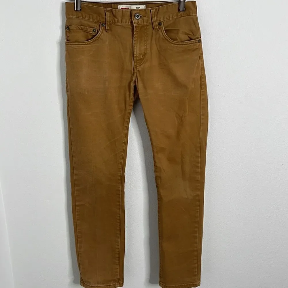 Levi’s 511 slim fit cotton khaki pants. Size 16 Regular. Slightly distressed